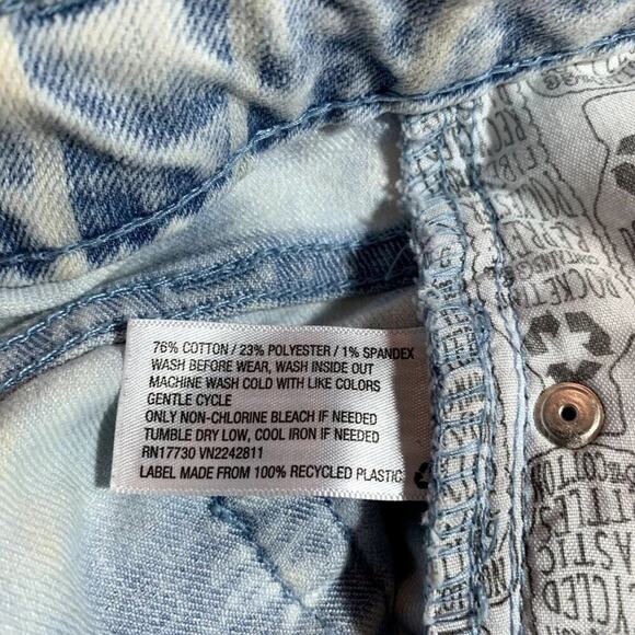 Wild Fable High Rise Mom Jean‎ Wild Fable Skinny Blue Stripe Sz 2 - Picture 7 of 10